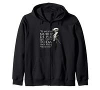Cita de Emiliano Zapata "Es Mejor Morir de Pie" Sudadera con Capucha