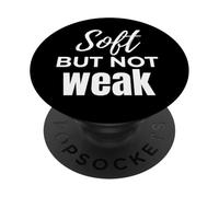 Cita de empoderamiento Suave Pero no débil para Mujeres PopSockets PopGrip Adhesivo
