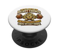 Cita de Entrenamiento de Gimnasio irónico Pesado PopSockets PopGrip Adhesivo