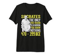 Cita de filósofo Antiguo de Sócrate, filosofía Griega clásica Camiseta Premium