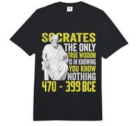 Cita de filósofo Antiguo de Sócrate, filosofía Griega clásica Comfort Colors Adult Heavyweight T-Shirt