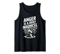 Cita de filósofo estoico Motivacional estoicismo diseño de Séneca Camiseta sin Mangas