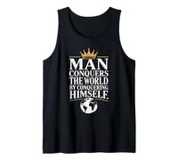 Cita de filósofo estoico Motivacional estoicismo diseño Fresco Camiseta sin Mangas