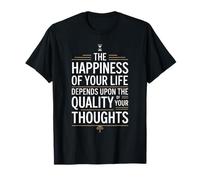 Cita de filósofo estoico Motivacional estoicismo Felicidad Camiseta
