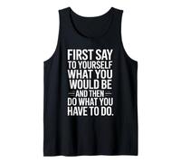Cita de filósofo estoico Motivacional estoicismo Inspirador Camiseta sin Mangas