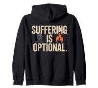 Cita de filósofo estoico Motivacional estoicismo Sufrimiento Sudadera con Capucha
