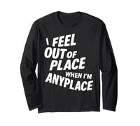Cita de forastero de Humor seco - Me Siento Fuera de Lugar Manga Larga