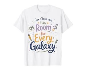 Cita de Galaxia con Tema Espacial de inclusión en el Aula para Maestros Camiseta