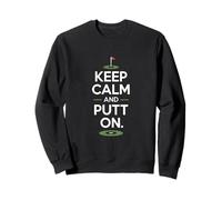 Cita de Golf Divertida y Genial de Keep Calm and Putt On Sudadera