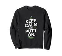 Cita de Golf Divertida y Genial de Keep Calm and Putt On Sudadera