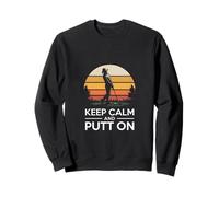 Cita de Golf Divertida y Genial de Keep Calm and Putt On Sudadera