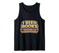 Cita de I Reed Books That's What I Do Vintage Bookworm Reader Camiseta sin Mangas