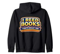Cita de I Reed Books That's What I Do Vintage Bookworm Reader Sudadera con Capucha