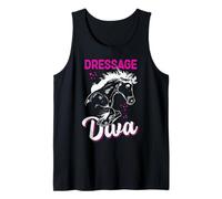Cita de Jinete Ecuestre Doma Diva Camiseta sin Mangas