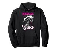Cita de Jinete Ecuestre Doma Diva Sudadera con Capucha