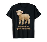 Cita de John Arthur Shakespeare Rey Cordero Sentado Tranquilo Camiseta