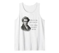 Cita de Kierkegaard: «Hazlo o no», Meme del filósofo Camiseta sin Mangas