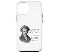 Cita de Kierkegaard: «Hazlo o no», Meme del filósofo Carcasa para iPhone 12/12 Pro