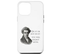 Cita de Kierkegaard: «Hazlo o no», Meme del filósofo Carcasa para iPhone 12 Pro MAX