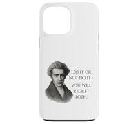 Cita de Kierkegaard: «Hazlo o no», Meme del filósofo Carcasa para iPhone 13 Pro MAX