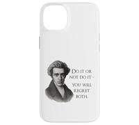 Cita de Kierkegaard: «Hazlo o no», Meme del filósofo Carcasa para iPhone 14 Plus