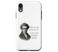 Cita de Kierkegaard: «Hazlo o no», Meme del filósofo Carcasa para iPhone XR