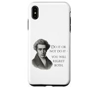 Cita de Kierkegaard: «Hazlo o no», Meme del filósofo Carcasa para iPhone XS MAX