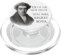 Cita de Kierkegaard: «Hazlo o no», Meme del filósofo PopSockets PopGrip para MagSafe