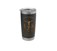 Cita de la Biblia católica: Consumado está Vaso térmico de acero inoxidable de doble pared