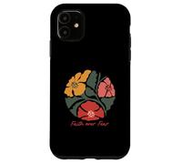Cita de la Biblia de Faith Fear Christianity Carcasa para iPhone 11