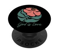 Cita de la Biblia de fe cristiana Jesús PopSockets PopGrip Adhesivo