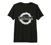 Cita de la Biblia Griega Tetelestai Se logró Jesús Camiseta Premium