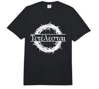 Cita de la Biblia Griega Tetelestai Se logró Jesús Comfort Colors Adult Heavyweight T-Shirt