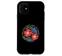 Cita de la Biblia Walk by Faith Jesucristo Carcasa para iPhone 11