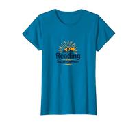 Cita de la Biblioteca Reading Is My Superpower, Regalo para Amantes de los Libros Camiseta, Mujer, Zafiro, S