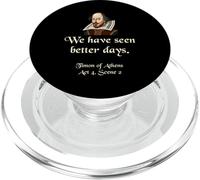 Cita de la camisa de Shakespeare: Hemos visto mejores días PopSockets PopGrip para MagSafe