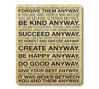 Cita De La Madre Teresa De Todos Modos Alfombrilla De Ratón Antipolvere Alfombrillas De Mouse Base De Goma Alfombrilla para Ratón para Computadora Oficina Hogar 25X30Cm