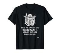 Cita de la Saga islandesa - Dios Vikingo Odin - Mitología nórdica Camiseta