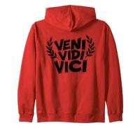 Cita de la Victoria de Julio César Veni Vidi Vici Sudadera con Capucha