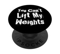 Cita de Levantamiento de Gimnasio Citas Divertidas de Gimnasio No Puedes Levantar mis Pesas PopSockets PopGrip Adhesivo