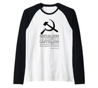 Cita de Ludwig Von Mises - Filosofía libertaria - Socialismo Camiseta Manga Raglan