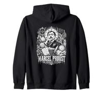 Cita de Marcel Proust: El Tiempo lo Recuerda Todo Sudadera con Capucha