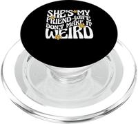 Cita de Matrimonio Ella es mi Amiga-Esposa no lo Hagas Raro PopSockets PopGrip para MagSafe