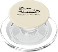Cita De Meme De Gato Madre Soy Pero Piel Y Huesos PopSockets PopGrip para MagSafe