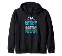 Cita de natación Hard Sport Hold Your Breath Funny Sudadera con Capucha