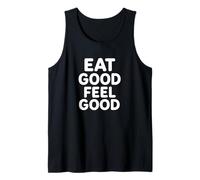 Cita de nutrición inspiradora Eat Good Feel Camiseta sin Mangas