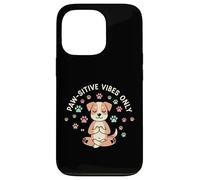 Cita de Paw-sitive Vibes Only, Amante de los Animales, para Perros Carcasa para iPhone 13 Pro