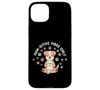 Cita de Paw-sitive Vibes Only, Amante de los Animales, para Perros Carcasa para iPhone 15 Plus