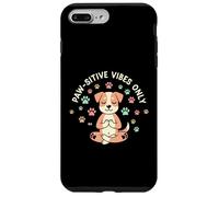 Cita de Paw-sitive Vibes Only, Amante de los Animales, para Perros Carcasa para iPhone 7 Plus/8 Plus