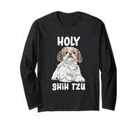 Cita de perro: Santo Shih Tzu para los amantes de Shih Tzu divertido Shih Tzu Manga Larga